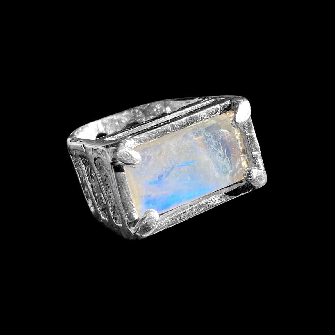 Moonstone Cage Ring