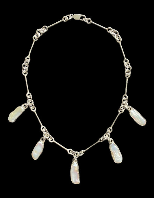 Pearl Charm Necklace
