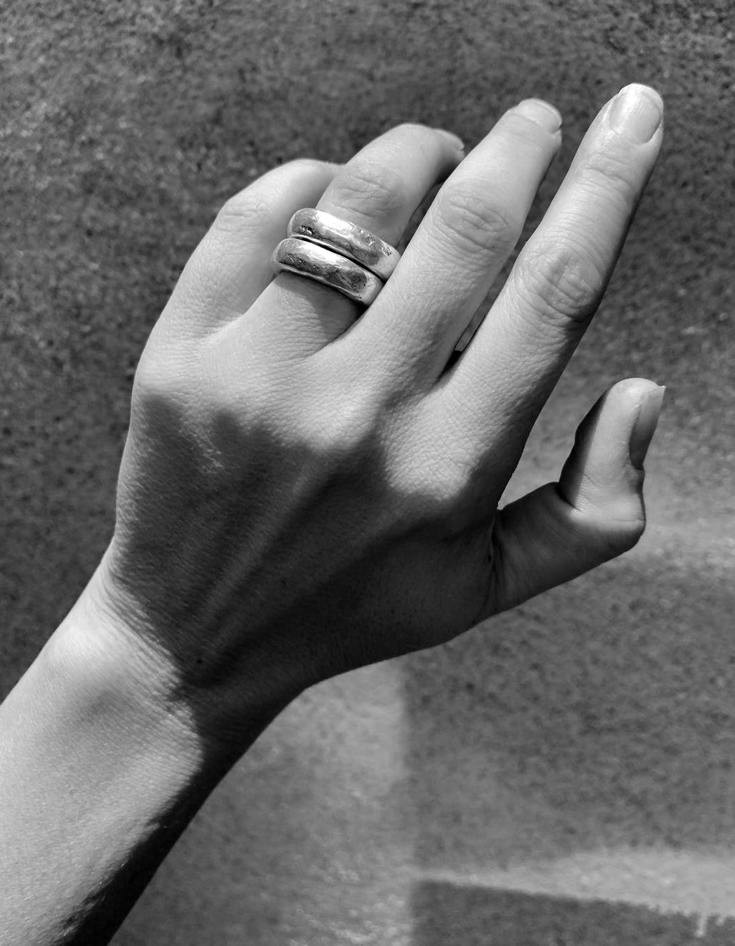 Sand Cast Band Ring