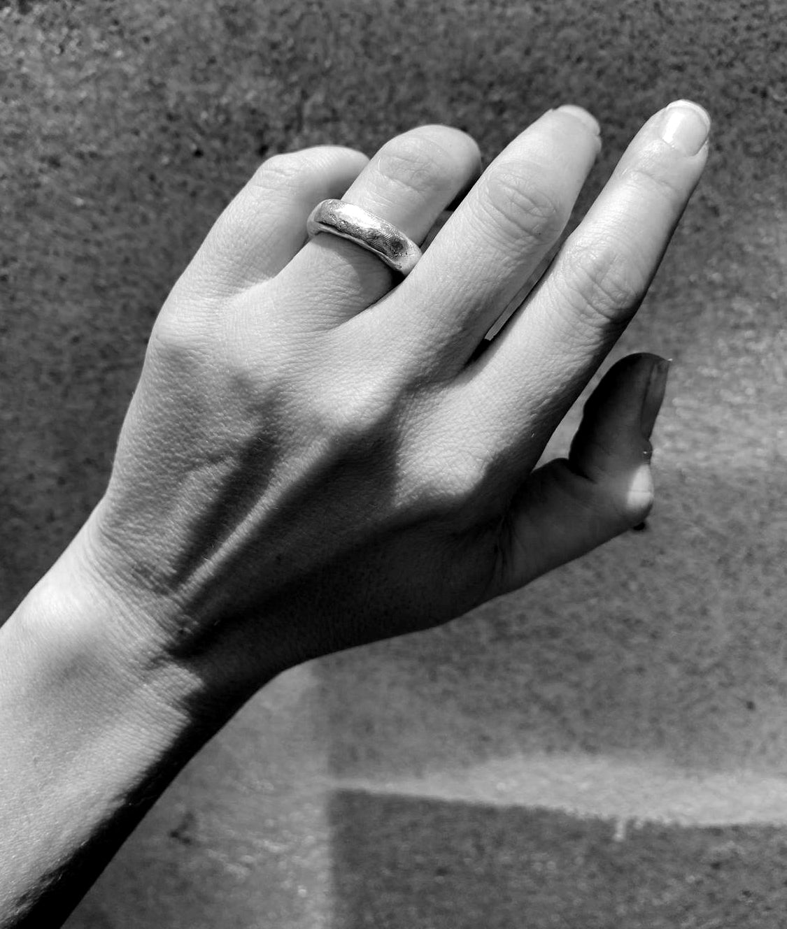 Sand Cast Band Ring