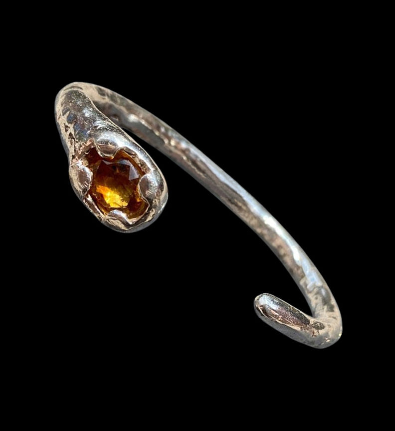 Citrine Snake Bracelet